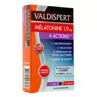 Valdispert Melatonine 1,9 Mg 4 Actions Comprimés B/30 à Saint-Gervais-la-Forêt