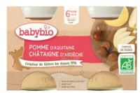 Babybio Pot Pomme Châtaigne à Saint-Gervais-la-Forêt