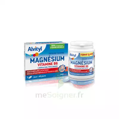 Alvityl Magnésium Vitamine B6 Libération Prolongée Comprimés Lp B/45 à Saint-Gervais-la-Forêt